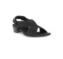 Munro Women's Jenny Dress Sandal in Black Lizard