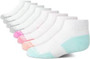 New Balance Kids Active Cushion Quarter Length Socks - White Multi 8 Pair