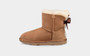 UGG Kid's Mini Bailey Bow II Boot in Chestnut