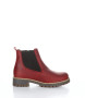 Bos. & Co. Women's Waterproof Corrin Zip Up Ankle Boot in Red