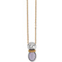 Brighton Venus Necklace in Gold-Lilac