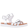 Nina Kids Lacey Sandal in Silver Metallic