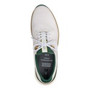 Johnston & Murphy Men's XC4 H3-LUXE Hybrid in White and Green Full Grain Leather