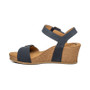 Aetrex Women's Lexa Quarter Strap Wedge in Navy