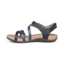 Aetrex Women's Jess Adjustable Quarter Strap Sandal in Navy