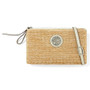 Brighton Contempo Straw Pouch in Natural White