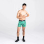 SAXX Men's Ultra Super Soft Boxer Brief Fly in Off Course Carts-Green