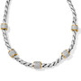 Brighton Meridian Necklace in Silver-Gold