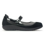 Naot Women's Kirei in Black Madras/Black Suede/Black Patent