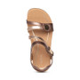 Aetrex Women's Jess Adjustable Quarter Strap Sandal in Bronze