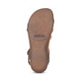 Aetrex Women's Jess Adjustable Quarter Strap Sandal in Bronze
