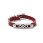 Brighton Interlok Braid Leather Bracelet in Chili Pepper