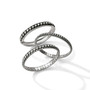 Brighton Pretty Tough Stud Hinged Bangle in Silver