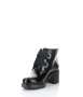 Bos. & Co. Women's Index  Round Toe Boots in Black Patent Mini Sherpa