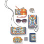 Brighton La Farfalla Phone Organizer in White Multi