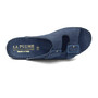 La Plume Women's Jen Slide Sandal in Denim Nubuk