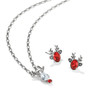 Brighton Reindeer Rock Necklace in Silver/Red Brighton Reindeer Rock Necklace in Silver/Red
