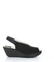 Fly London Yeay Sandal in Black Suede