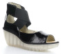 Fly London Women's Yefi Sandal in Luxor Black