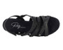 Ros Hommerson Breeze Sandal in Black Pebble Patent