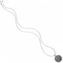 Brighton Serendipity Convertible Locket Necklace in Silver-Black