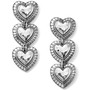 Brighton Big Sky Heart Post Drop Earrings