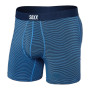 Saxx Underwear Ultra Super Soft Boxer Brief in Mini Stripe-Granada Sky