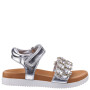 Nina Kids Neriah Sandal in Silver Metallic