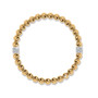 Brighton Meridian Petite Stretch Bracelet in Gold