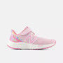 New Balance Kid's Fresh Foam Arishi v4 Bungee Lace with Top Strap in Pink