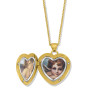 Brighton One Heart Convertible Locket in Gold