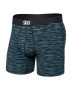 Men's SAXX Ultra Boxer Brief Underwear in Spacedye Stripe-Grey Multi