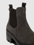 Fly London Women's Chelsea Ankle Boot in Grey Oil Suede