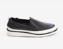 Vaneli Women's Quin Slip-on Sneaker in Black and White Nappa