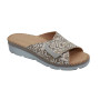 La Plume Women Agua Sandal in Beige Snake