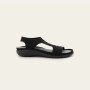 Naot Women's Kawhia Sandal in Black Knit