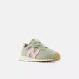 New Balance Girl's Toddler's 327 in Rose Sugar with Garter Snake