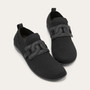 Naot Women's Picton Loafer in Black with Silver Knit