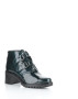 Bos. & Co. Women's Issey Velcro Boot in Dark Green Patent