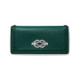 Brighton Interlok Harmony Slim Folio in Jewel Green