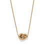 Brighton Interlok Single Knot Mini Necklace in Gold