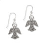 Brighton Loving Angel French Wire Earrings in Silver and Gold