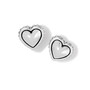 Brighton Pretty Tough Petite Heart Post Earrings