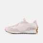 New Balance Kid's 327 Lace Up in Pink and Grey