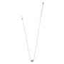 Brighton Interlok Single Knot Mini Necklace in Silver