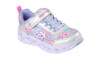 Skechers Girls Heart Lights Sneaker in Boogie Love