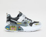 Skechers Garage Kids In Silver Black