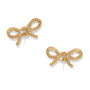 Brighton Illumina Bow Post Earrings in Gold