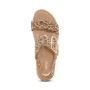 Aetrex Vania  Arch Support Platform Sandal in Vania Leopard
