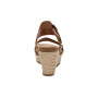 Aetrex Ashley Arch Support Wedge In Coffee Multi